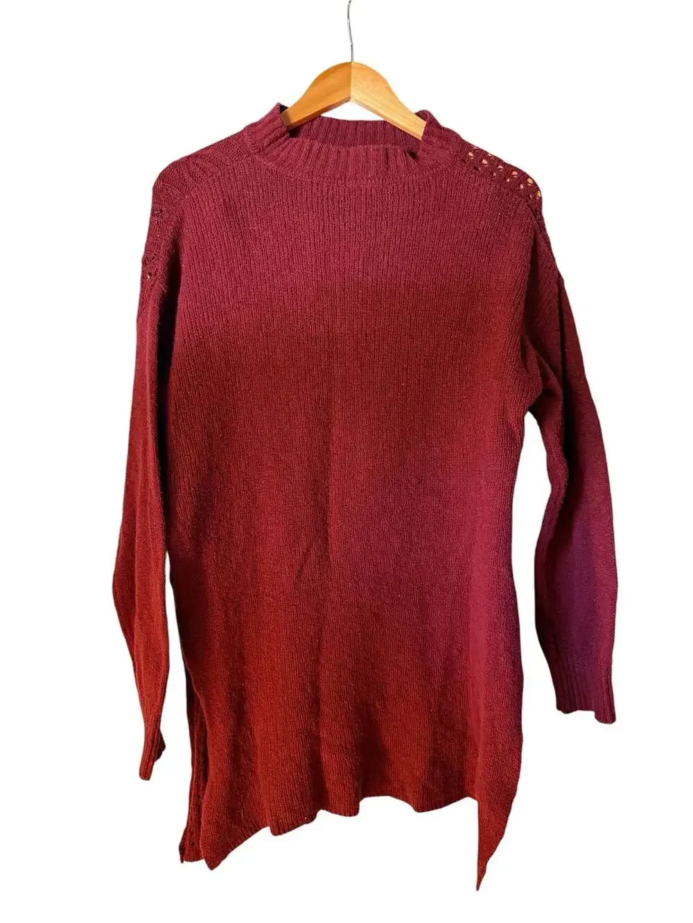 Free People Harper Women's Two-Piece Knit Lounge Set in Pretty Berry